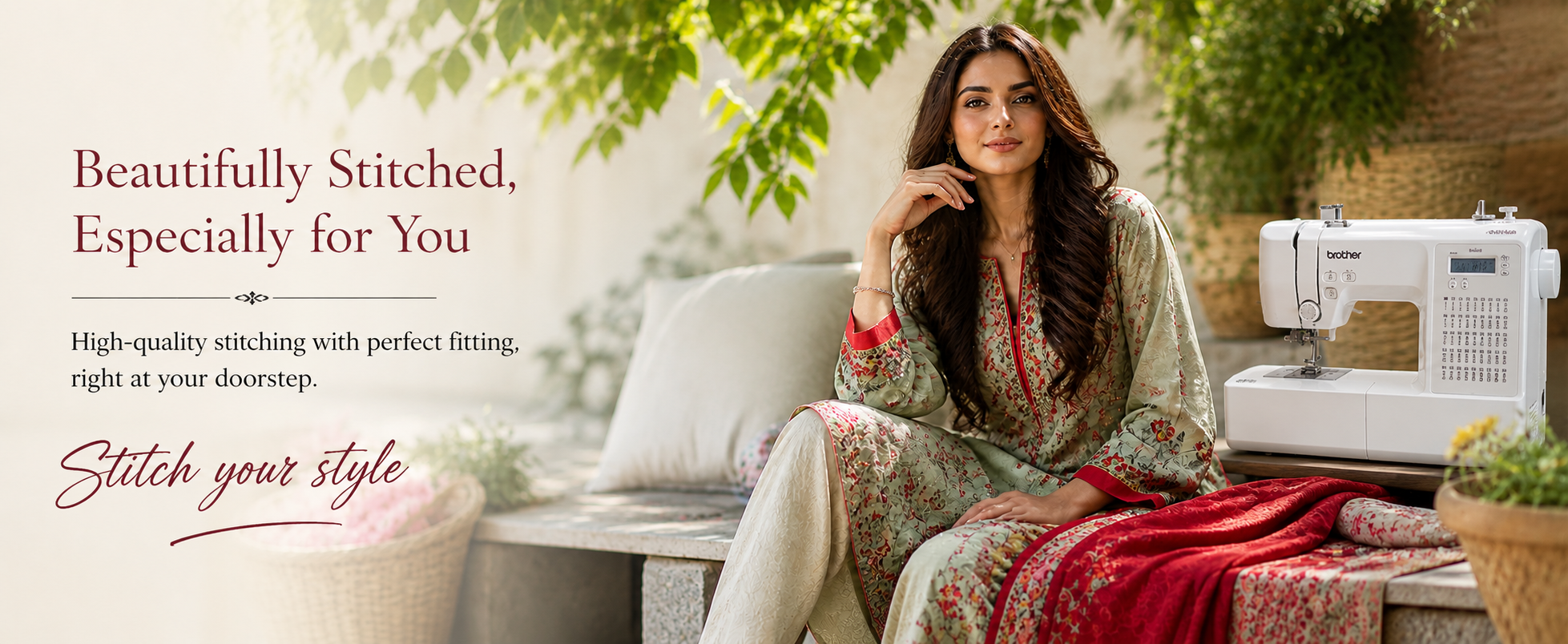 Women's suit stitching and tailoring at your doorstep in Lahore